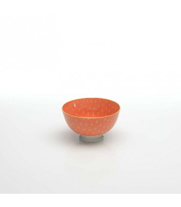 Tue porcelain micro bowl - orange set 6 pieces