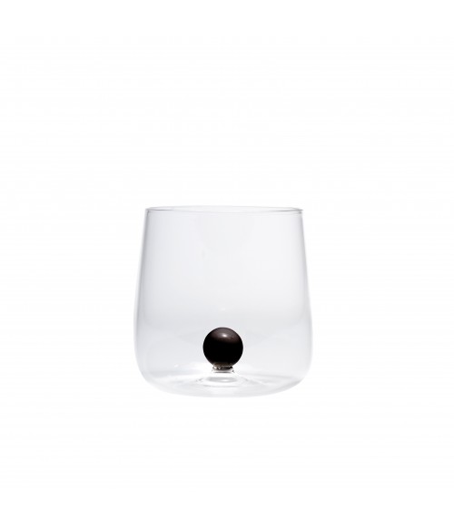 Diametro 88 mm 6 Pezzi Capacità 44 cl Zafferano Bicchiere in Vetro Borosilicato Fatto a Mano Bilia Rosa all'interno 