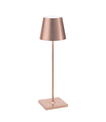 Poldina Pro Table lamp - Copper color leaf