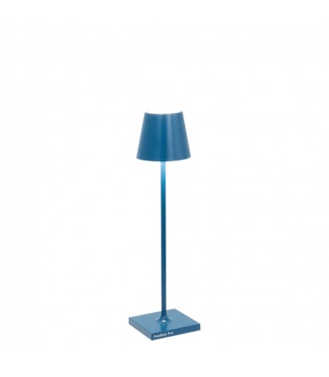 Lampada da tavolo Poldina Pro micro - Blu Capri