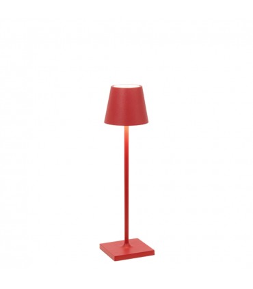 Lampada da tavolo Poldina Pro micro - Rosso